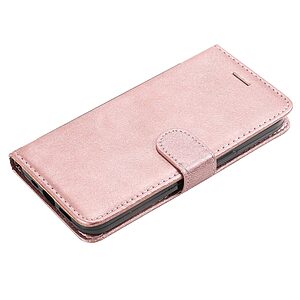 Θήκη Realme 9 5G / 9 Pro 5G OEM Leather Wallet Case Series 2 με βάση στήριξης, υποδοχές καρτών και μαγνητικό κούμπωμα Flip Wallet από συνθετικό δέρμα ροζ χρυσό - Image 5