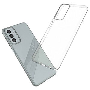 Θήκη Samsung Galaxy M23 5G OEM Silicone Sockproof V6 Anti-Slip Transparent Πλάτη TPU διάφανη - Image 5