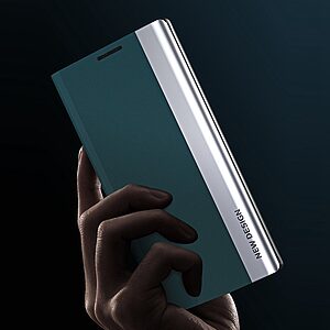 Θήκη Xiaomi Poco M4 Pro 4G New Design Leather Stand Cover από συνθετικό δέρμα μαύρο - Image 3