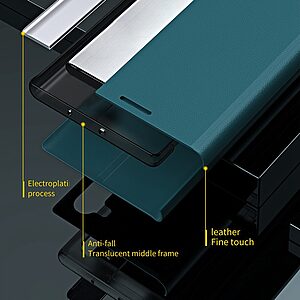 Θήκη Xiaomi Poco M4 Pro 4G New Design Leather Stand Cover από συνθετικό δέρμα μαύρο - Image 5