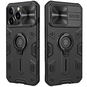 Θήκη iPhone 13 Pro Max NiLLkin Camshield Armor Series Πλάτη με προστασία για την κάμερα