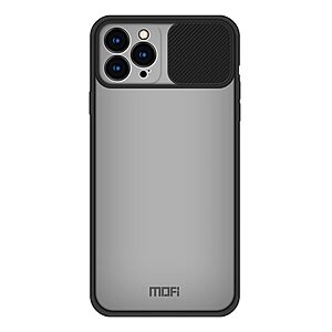 Θήκη iPhone 13 Pro Max MOFI Camshield Series πλάτη με προστασία για την κάμερα από σκλήρό Premium TPU μαύρο