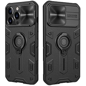 Θήκη iPhone 13 Pro NiLLkin Camshield Armor Series Πλάτη με προστασία για την κάμερα