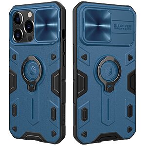 Θήκη iPhone 13 Pro NiLLkin Camshield Armor Series Πλάτη με προστασία για την κάμερα