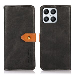 Θήκη Honor X8 KHAZNEH Leather Wallet Golden Clasp με βάση στήριξης