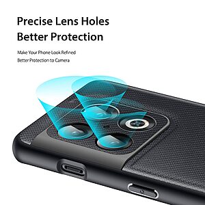Θήκη OnePlus 10 Pro 5G DUX DUCIS Fino Series 2 πλάτη από ύφασμα με εσωτερικό Premium TPU μαύρο - Image 5