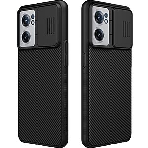 Θήκη OnePlus Nord CE 2 5G NiLLkin Camshield Series Πλάτη με προστασία για την κάμερα από σκλήρό Premium TPU μαύρο