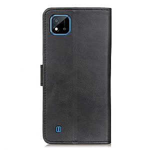 Θήκη Realme C11 (2021) Mad Mask Litchi Skin v2 Leather με βάση στήριξης, υποδοχές καρτών και μαγνητικό κούμπωμα μαύρο - Image 3