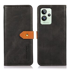 Θήκη Realme GT 2 Pro 5G KHAZNEH Leather Wallet Golden Clasp με βάση στήριξης