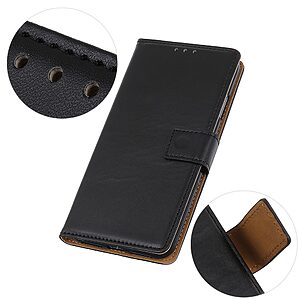 Θήκη Vivo Y76 5G Mad Mask Leather Wallet Case με βάση στήριξης, υποδοχές καρτών και μαγνητικό κούμπωμα Flip Wallet από συνθετικό δέρμα μαύρο - Image 4