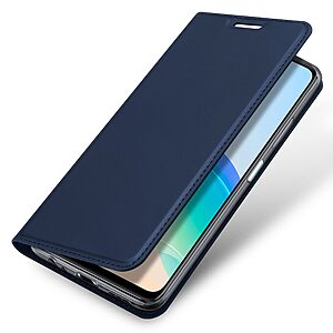 Θήκη Vivo Y76 5G DUX DUCIS Skin Pro Series με βάση στήριξης, υποδοχή καρτών και μαγνητικό κούμπωμα Flip Wallet από συνθετικό δέρμα και TPU μπλε - Image 5