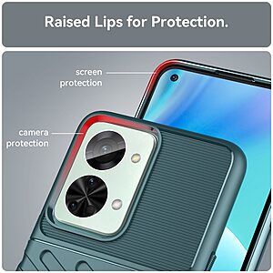 Θήκη OnePlus Nord 2T Mad Mask Thunder Series Πλάτη από ενισχυμένο TPU πράσινο - Image 5