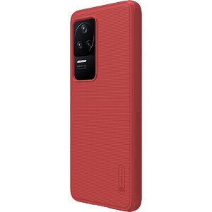 Θήκη Xiaomi Poco F4 5G NiLLkin Super Frosted Shield Pro Series Πλάτη από Premium σκληρό TPU κόκκινο - Image 3