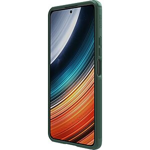 Θήκη Xiaomi Poco F4 5G NiLLkin Super Frosted Shield Pro Series Πλάτη από Premium σκληρό TPU πράσινο - Image 5