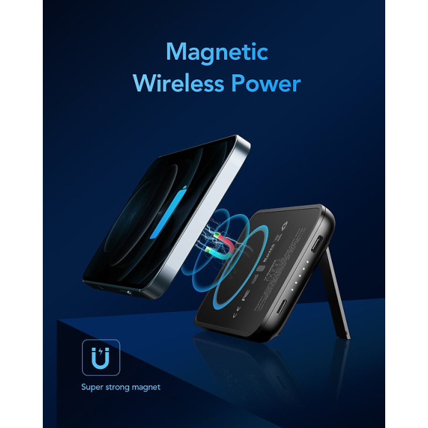 power bank veger magon kick magnetic wireless 5000mah mavro 3