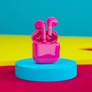 Ακουστικά Happy Plugs Joy - Κερασί - 4