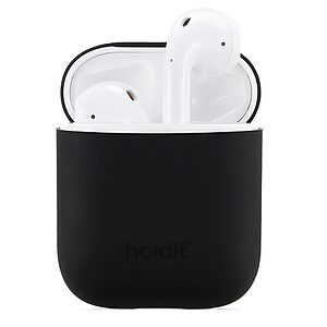 Θήκη σιλικόνης Holdit® για Apple AirPods 1/2 Black (Μαύρο)