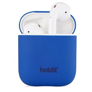 Θήκη σιλικόνης Holdit® για Apple AirPods 1/2 Royal blue (Μπλε)