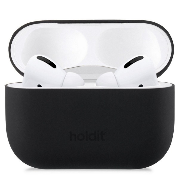 Θήκη σιλικόνης Holdit® για Apple AirPods Pro Black (Μαύρο)