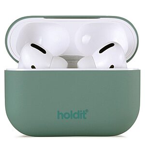 Θήκη σιλικόνης Holdit® για Apple AirPods Pro Moss green (Φυσικό πράσινο)