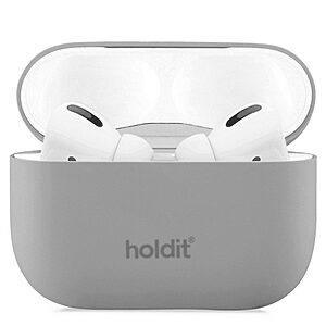 Θήκη σιλικόνης Holdit® για Apple AirPods Pro Taupe (Μπεζ-γκρι )