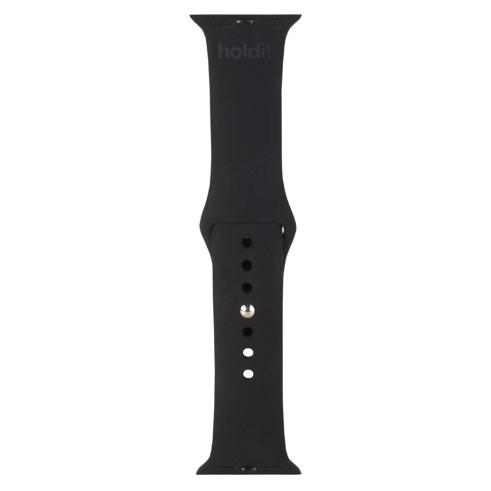 Λουράκι σιλικόνης Holdit® για Apple Watch 38/40/41mm Black (Μαύρο)