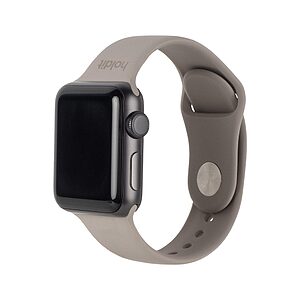 Λουράκι σιλικόνης Holdit® για Apple Watch 42/44/45mm Taupe (Μπεζ-γκρι )