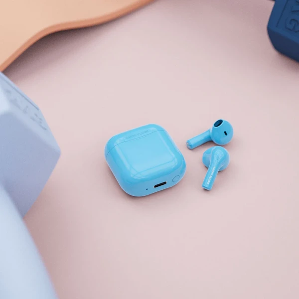 Ακουστικά Happy Plugs Joy μπλε - 4
