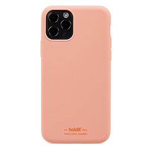 Θήκη σιλικόνης Holdit® για iPhone 11 Pro/X/XS Pink peach (Ροζ ροδακινί )