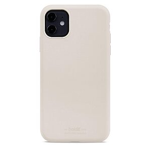 Θήκη σιλικόνης Holdit® για iPhone 11/XR Light beige (Ανοιχτό μπεζ)
