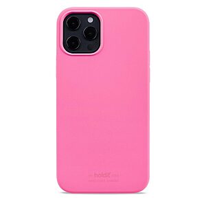 Θήκη σιλικόνης Holdit® για iPhone 12/12 Pro Bright pink (Έντονο ροζ )