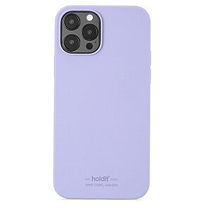 Θήκη σιλικόνης Holdit® για iPhone 12/12 Pro Lavender (Μωβ λεβάντας )