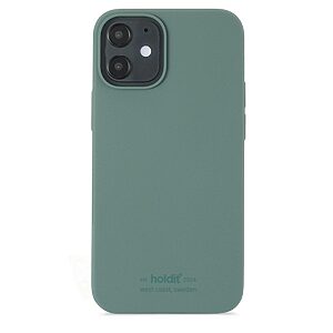 Θήκη σιλικόνης Holdit® για iPhone 12 mini Moss green (Φυσικό πράσινο)