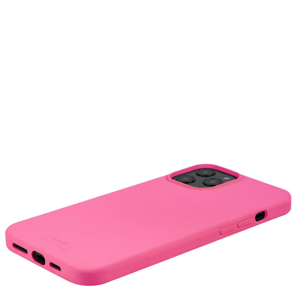 iphone 12 pro max holdit silicone case bright pink 4