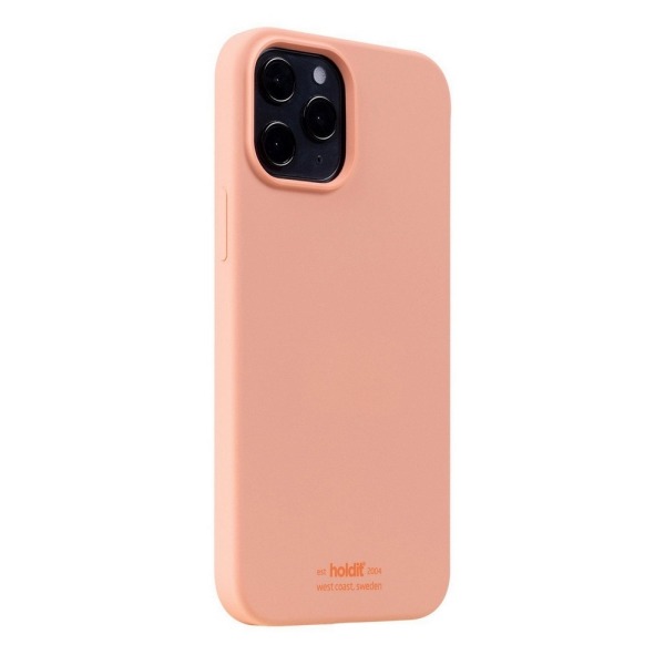 iphone 12 pro max holdit silicone case pink peach 3