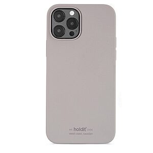 Θήκη σιλικόνης Holdit® για iPhone 12 Pro Max Taupe (Μπεζ-γκρι )