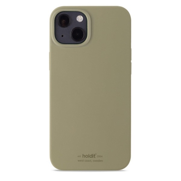 Θήκη σιλικόνης Holdit® για iPhone 13 Khaki green (Πράσινο Χακί )