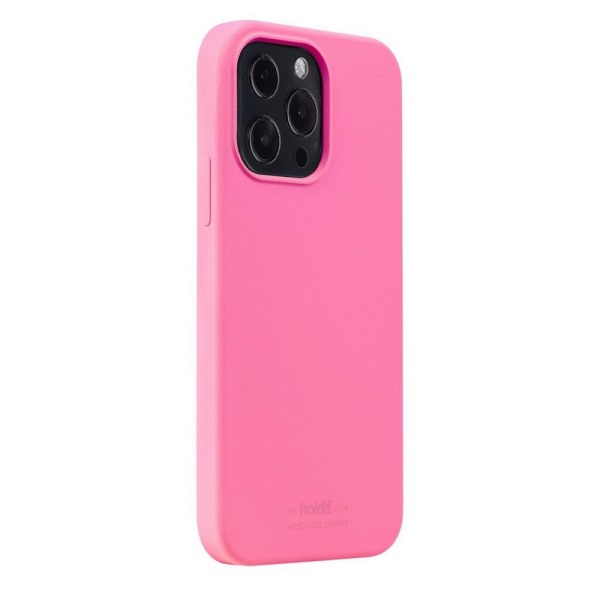 iphone 13 pro holdit silicone case bright pink 3