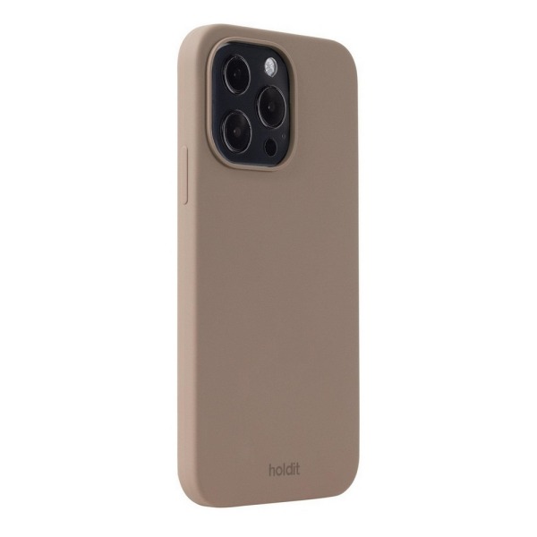 iphone 13 pro holdit silicone case mocha brown 2