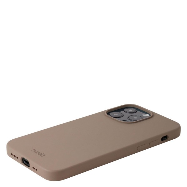 iphone 13 pro holdit silicone case mocha brown 3