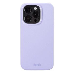 Θήκη σιλικόνης Holdit® για iPhone 14 Pro Lavender (Μωβ λεβάντας )