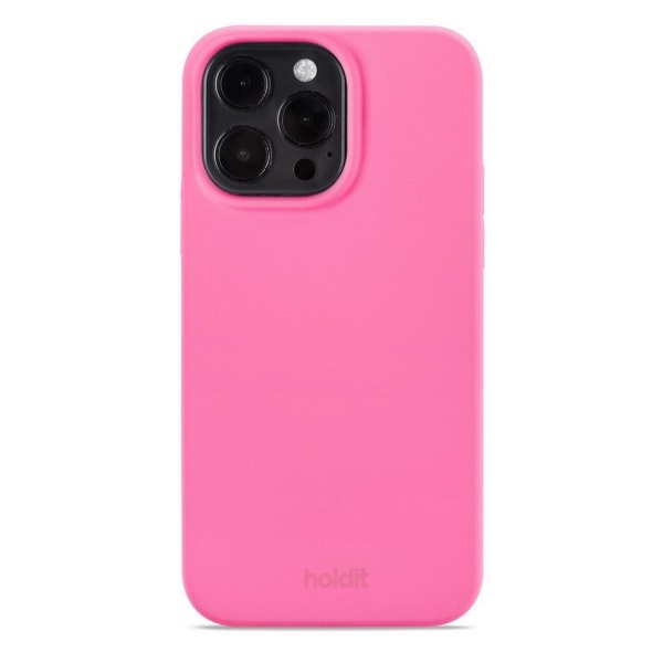 Θήκη σιλικόνης Holdit® για iPhone 14 Pro Max Bright pink (Έντονο ροζ )