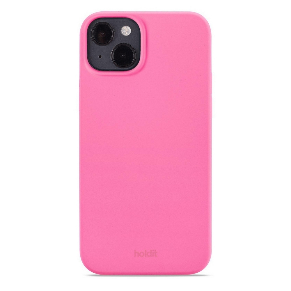Θήκη σιλικόνης Holdit® για iPhone 14 Plus Bright pink (Έντονο ροζ )