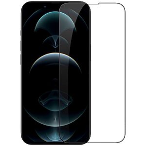 NiLLkin Amazing CP+ Pro Max για iPhone 14 (Πλήρης Κάλυψη) Αντιχαρακτικό γυαλί Tempered Glass 9H – μαύρο – 0.33mm