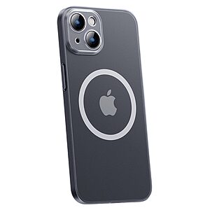 Θήκη iPhone 14 Benks Magnetic Ultra Thin Series συμβατό με MagSafe φορτιστή Πλάτη TPU μαύρο