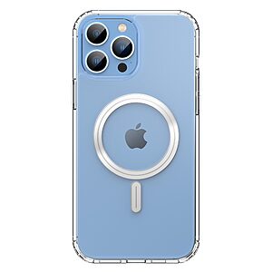Θήκη iPhone 14 Pro Max Dux Ducis Clin Series Sockproof συμβατό με MagSafe φορτιστή Transparent Πλάτη TPU