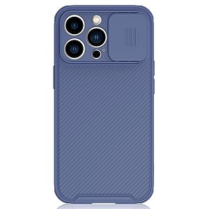 Θήκη iPhone 14 Pro Max Mad Mask Camshield MagSafe Series Πλάτη με προστασία για την κάμερα από σκλήρό Premium TPU μπλε