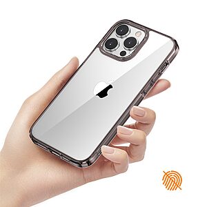 Θήκη iPhone 14 Pro Mad Mask Ultra Thin Hybrid Πλάτη από Premium TPU με μεταλιζέ περίβλημα μωβ - Image 3