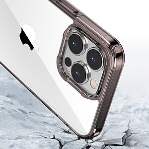 Θήκη iPhone 14 Pro Mad Mask Ultra Thin Hybrid Πλάτη από Premium TPU με μεταλιζέ περίβλημα μωβ - Image 4