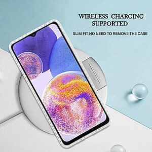 Θήκη Samsung Galaxy A23 / A23 5G Mad Mask σχέδιο Blue Purple Marble Πλάτη TPU - Image 5